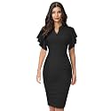 ILLI LONDON Women39s Bodycon Knee length dress