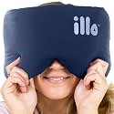 illo Sleep Mask - Thick 360 Fluffy Full Head Blocks Light &amp; Muffles Sound