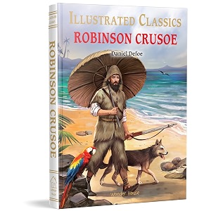 illustrated classics - robinson crusoe abridged novels with review questions
