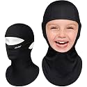 ILM Kids Motorcycle Balaclava Youth Face Mask for Ski FM01Y Boy Girl Black