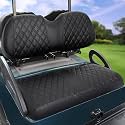 iLSKW Golf Cart Seat Cover for Club Car Precedent OEM Front Seat No-Staple