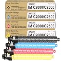 IM C2000 IM C2500 Toner Cartridge Compatible for Ricoh 842307 842308 842309 842310 Toner Cartridge Replacement for Ricoh Lanier Savin IM C2500 IM C2000 Printer (4 Pack,Black Cyan Magenta Yellow)
