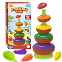 Imagimake Leaps &amp; Bounds - Stacking Pots, 5-in-1 Activity Toy, Ages 6M+