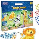 Imagimake Mirror Mosaic : Animals & Birds | Mess Free DIY Mosaic Craft Kit | 950+ Foil Sticker | Travel Toys for Kids | Birthday Gift for Kids Ages 3,4,5,6,7,8