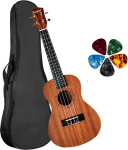 imaginea 24 inch concert size ukulele for beginners with bag made by mahogany wood tenor ukulele