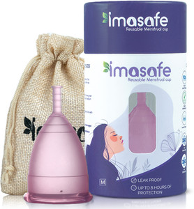 imasafe medium reusable menstrual cup pack of 1