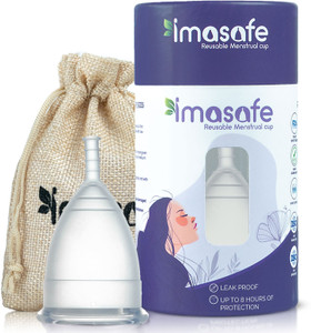 imasafe small reusable menstrual cup pack of 1