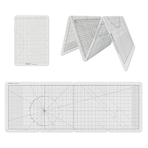 imat flip cutting mat m type foldable min size close to a4 max size 37834 x137834 96x35 cm double-sided use one side in other side cm suitable for handmade projects translucent