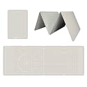 iMAT Flip Cutting Mat M Type, Foldable, Min Size Close to A4, Max Size 37.8" x13.78" (96x35 Cm), Double-Sided Use, One Side: In, Other Side: Cm, Suitable for Handmade Projects (Origami White)