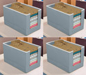 IMCREATIONS 6 Pieces Non Woven Large Capacity