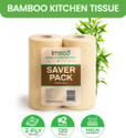 IMECO Bamboo Kitchen Tissue 2 Rolls
