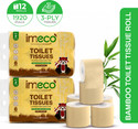 IMECO Bamboo Toilet Tissue 1920 Pulls 