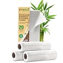 IMECO Reusable Bamboo Kitchen Towel Roll 