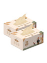 IMECO Soft 100% organic 2 plyBamboo Facial Tissue Box Pack of 2 | 200 pulls