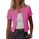 Imily Bela Womens Short Sleeve Y2K Summer
