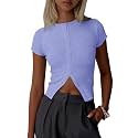 Imily Bela Womens Short Sleeve Y2K Summer