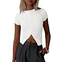 Imily Bela Womens Short Sleeve Y2K Summer