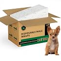 IMMCUTE Dog Diapers Male 100 Ct, XSmall, Male Dog Diapers Disposable with Wetness Indicator, Adjustable Male Dog Wraps