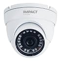 Impact by Honeywell 2MP Dome CCTV Camera I 1080P Real time high Resolution AHD Wired Camera I 3.6MM Fixed Lens Up to 20M IR Distance I Soft OSD Controller I Made in India I Metal Housing-White