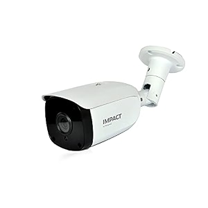 impact by honeywell 5mp high resolution bullet cctv wired camera i ahd 4 in 1 outdoor camera i 36mm lens up to 20m ir distance i soft osd controller i metal housing-white i-habc-5005pi