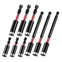 Impact Magnetic Bit Holder 1/4" Hex Shank Quick-Change (2.5in+3in+6in-9pcs)