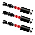 Impact Magnetic Bit Holder 1/4" Hex Shank Quick-Change (3 in-3pcs)