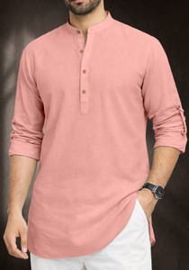IMPERIAL CHOICE Men Solid Straight Kurta