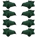 Imperial Rooms King Quilt Emerald Leaf 8 Pack for Hotel Guest Bedroom