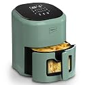 Impex 10-in-1 Air Fryer - 1200W Oil-Free Cooking, 4.5L Instant Electric Air Fryer for Home - Auto Cut Off, Fry, Grill, Roast, Steam, Bake - 2 Years Warranty (Black)