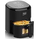 Impex Digital Air Fryer 10 in 1 Airfryer with Transparent Window 1200 W 90% Less Oil Instant Electric Air Fryer for Home Auto Cut Off, Fry, Grill, Roast, Steam, Bake 2 Years Warranty (Black)4.5 liter