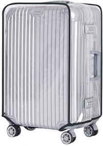 impex soft 28-inch transparent cover for trolley bag suitcase protect dust waterproof luggage cover