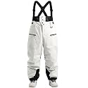 IMPHUT Mens Womens Baggy Snowboard Pants Ski Bibs Overalls Waterproof