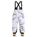 IMPHUT Mens Womens Baggy Snowboard Pants Ski Bibs Overalls Waterproof