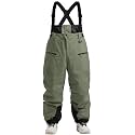 IMPHUT Mens Womens Baggy Snowboard Pants Ski Bibs Overalls Waterproof