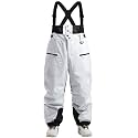 IMPHUT Mens Womens Baggy Snowboard Pants Ski Bibs Overalls Waterproof