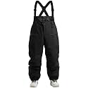 IMPHUT Mens Womens Baggy Snowboard Pants Ski Bibs Overalls Waterproof