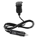 Cigarette Lighter Extension Cable Cord Car Charger DC Power Supply Wire 1.4 Meters 12V 24V Adapter Socket Plug Male to Female Connector