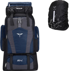 impulse travel bag for men tourist backpack for hiking trekking camping rucksack  - 75 l