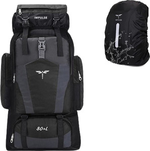 impulse travel bag for men tourist backpack for hiking trekking camping rucksack  - 75 l