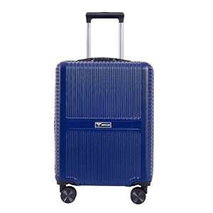 impulse urban polycarbonate pc trolley bag for travel small cabin check in luggage bag hard case with 8 wheels 360 degree wheeling system blue small