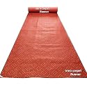 imra carpet Runner for Home Multi Carpet 4 ft x 100 ft Party Decoration Fabric Red Carpet Floor Runner &amp; Awards Night Party Item