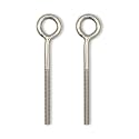 IMSCREWS #10-24 x 3 Stainless Steel Eye Bolt, Welded Closed Eye Machine Thread Bolt, 304 Grade Rust Resistant for Light-Duty Hanging, Outdoor and Marine Projects, 20 Pack