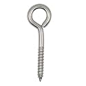 IMSCREWS 10-Pack 2.8 Inch 304 Stainless Steel Eye Screws, 5.2 x 22.5 x 71.5mm Heavy Duty Screw Eyes with 32mm Deep Thread, Closed Eye Bolt Hangers for Outdoor &amp; Indoor Wood Applications