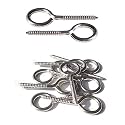 IMScrews 10pcs #11 x 2-3/4 Inch Screw Eyes Small Eyelet Screws Lag Eyebolt 18-8(304) Stainless Steel Heavy Duty Hook