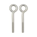 IMSCREWS 20 Pack #10-24 Eye Bolts 304 Stainless Steel, 2-1/2" (65mm) Long Welded Closed Eye Screws, Threaded Machine Bolts for Marine Rigging, Garden &amp; Outdoor Heavy Duty Hanging (Bolts Only)