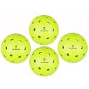 ImTheBest Pickleball Balls, 40 Holes Pickle Balls Pack of 4 Pieces for Outdoor Indoor Sports Play, High Bounce Durable Pickleballs for All Types Paddles, Gifts for Pickleball Lovers