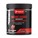 Instant Energy Pre Workout (200gm, 40 Servings, Delicious Watermelon) Supplement Powder with Creatine Monohydrate, Arginine, Beta-Alanine, Electrify Muscle Pump, for Men, Women