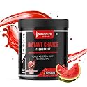 iMUSCLES NUTRITION Instant Charge Preworkout Supplement Powder with Focus, Energy &amp; Pump – Delicious Watermelon Flavour, 40 Servings, 200g – Nutraceutical Formula for Performance