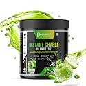 Instant Energy Pre Workout (200gm, 40 Servings, Mix Berries) Supplement Powder with Creatine Monohydrate, Arginine, Beta-Alanine, Electrify Muscle Pump, for Men, Women