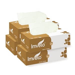 imvelo 2 ply facial tissue paper box combo - 1 facial tissue 1 car pack 1 bag pack total 230 pulls pack of 3 soft highly absorbent face tissue box for home car amp bag - dry wipes for women amp men
